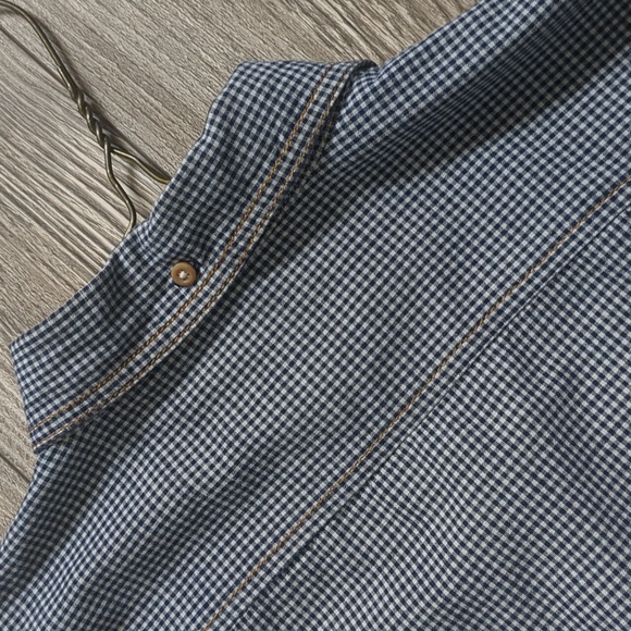 BOGO!! Britches Button Down Gingham Shirt L - Picture 6 of 6